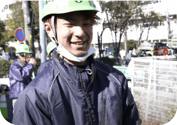 配管作業員 森本 翔太さん