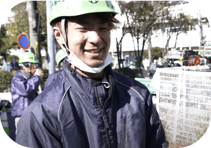 配管作業員 森本 翔太さん